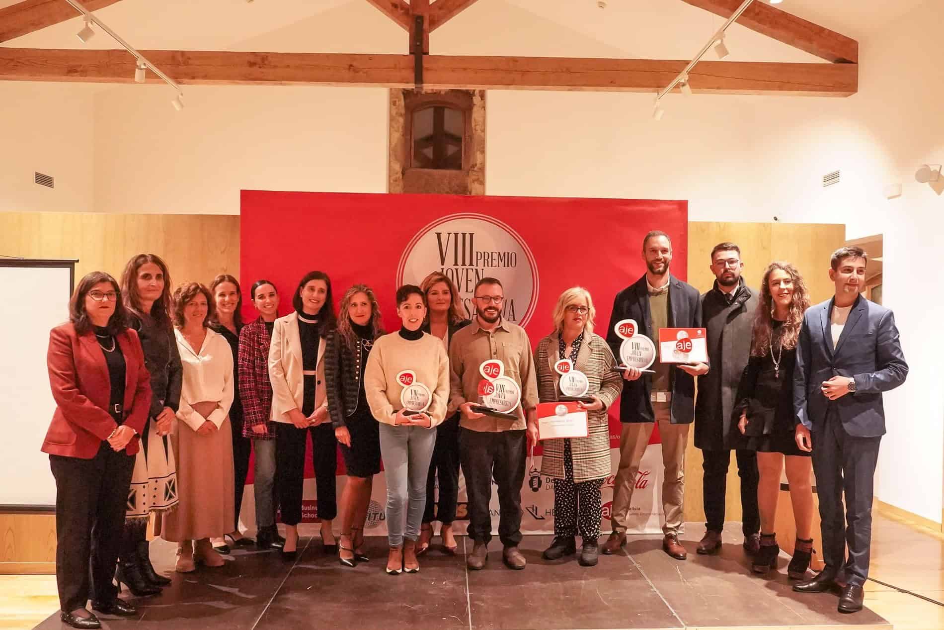 Ganadores de la pasada edición de los Premios Ferrolterra Emprende