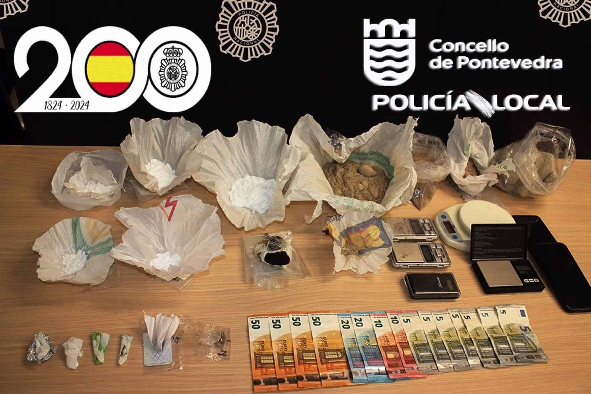 Sustancias y objetos intervenidos en la operación | POLICÍA NACIONAL