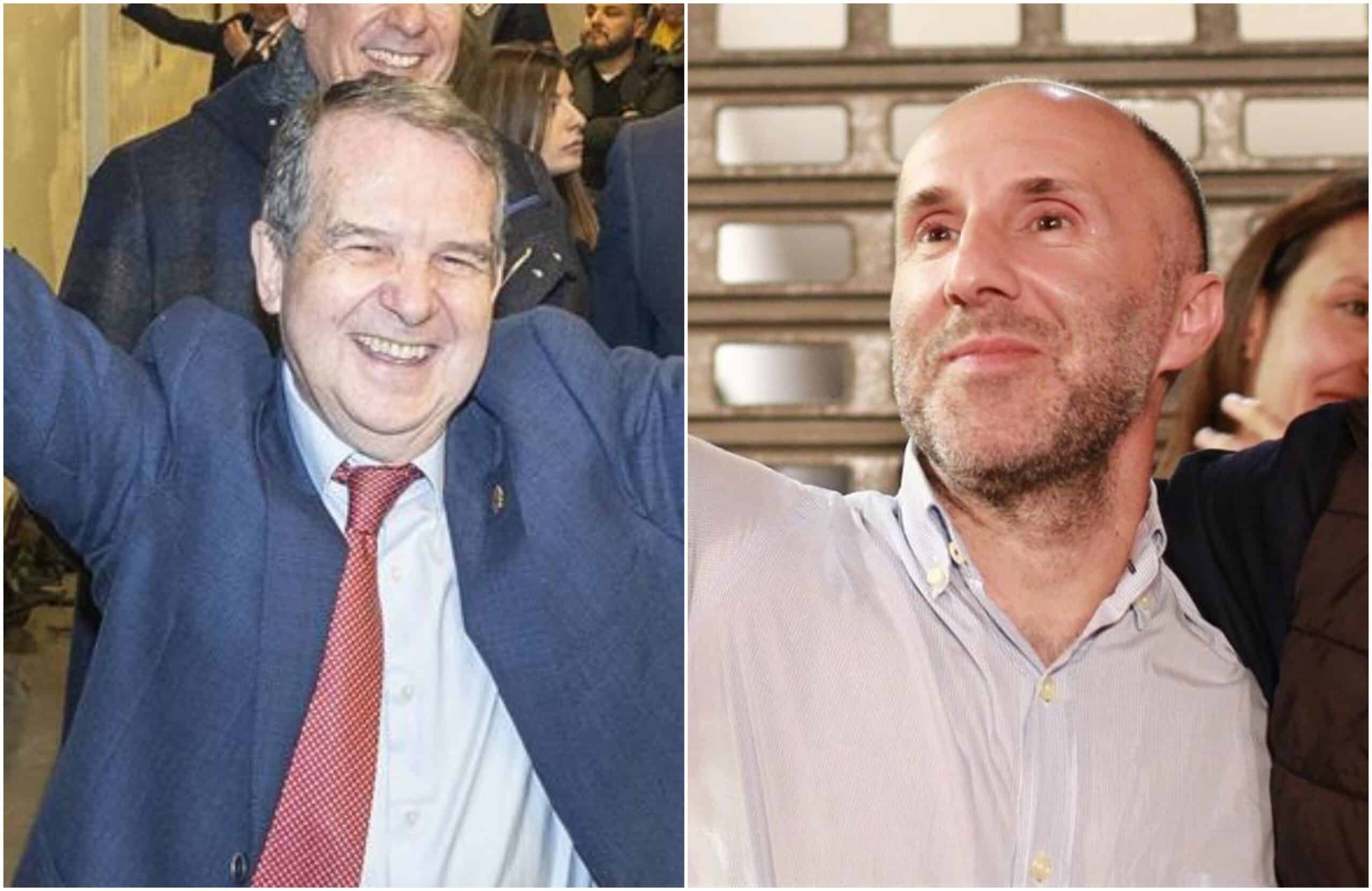 El alcalde de Vigo, el socialista Abel Caballero, y Gonzalo Pérez Jácome, de Democracia Ourensana