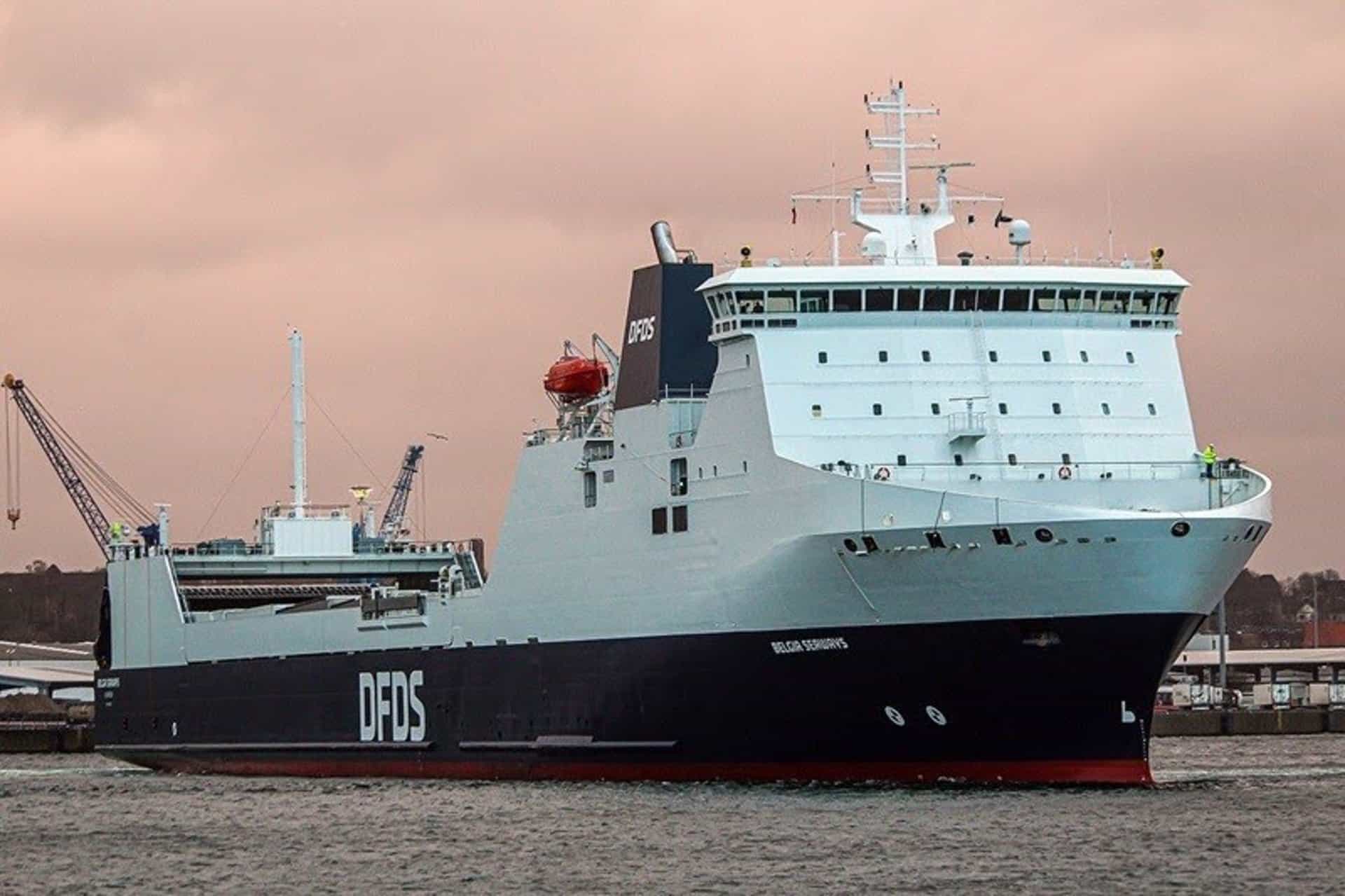 El barco Belgia Seaways de DFDS