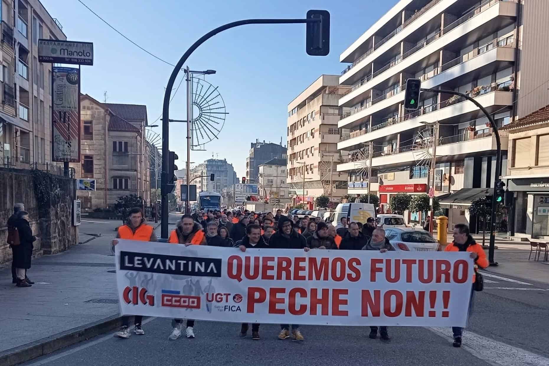 Imagen de la manifestación de este jueves | CIG