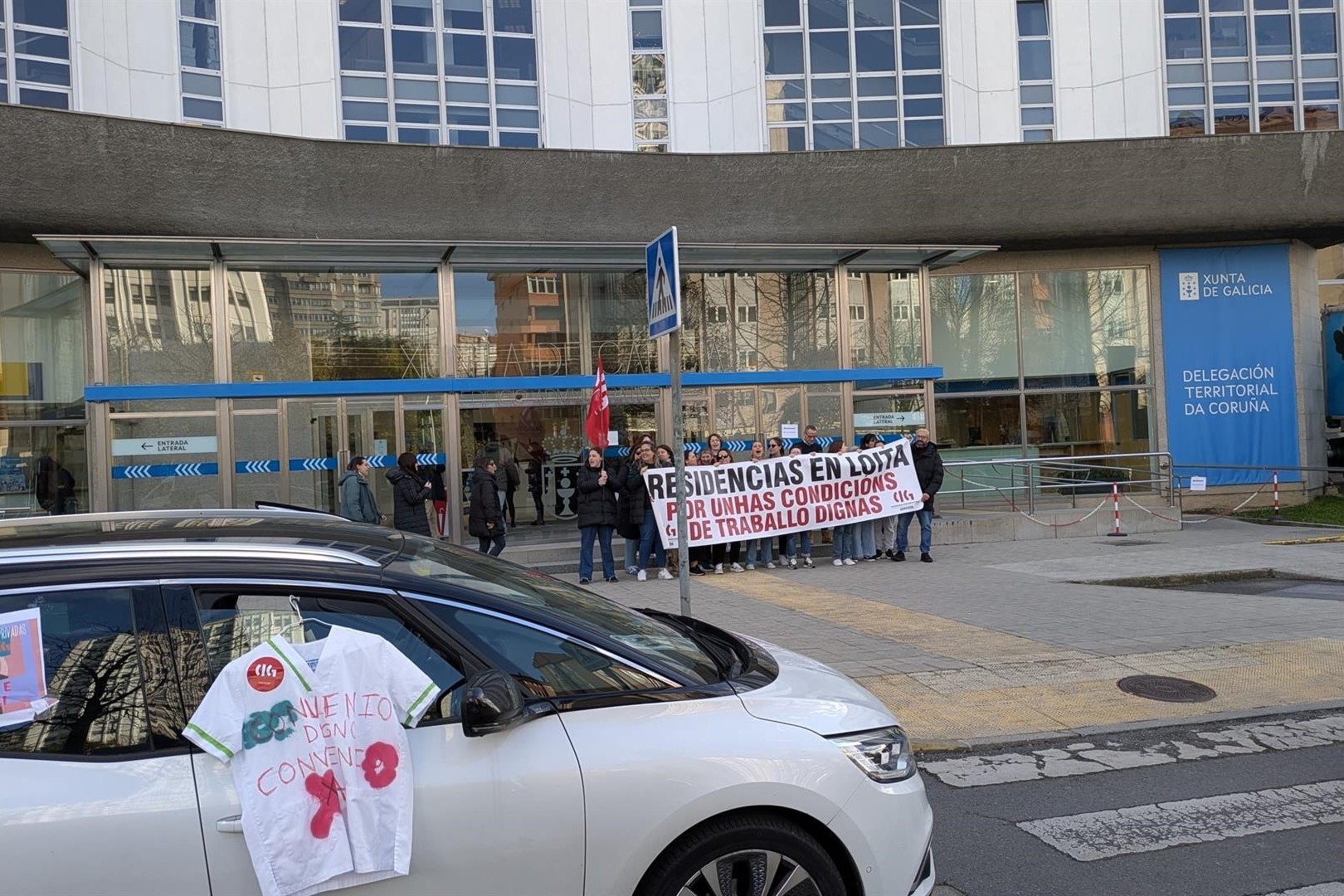 Protesta en A Coruña de trabajadoras de residencias privadas  | CIG ARCHIVO