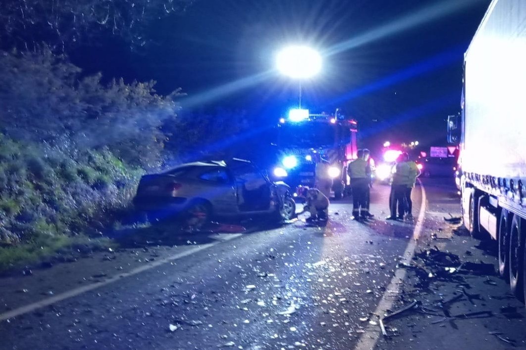 El accidente sucedió en Caroubáns, Ames