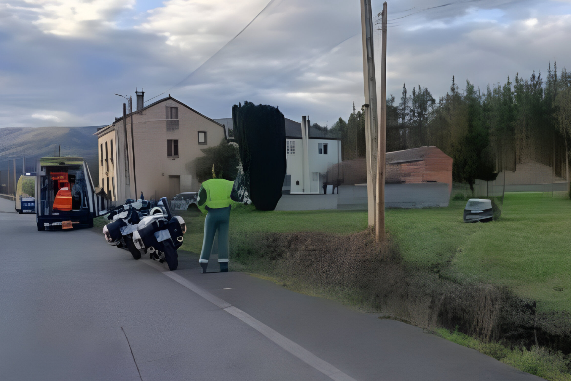 La salida de vía mortal en la LU-160 a su paso por Alfoz | GUARDIA CIVIL