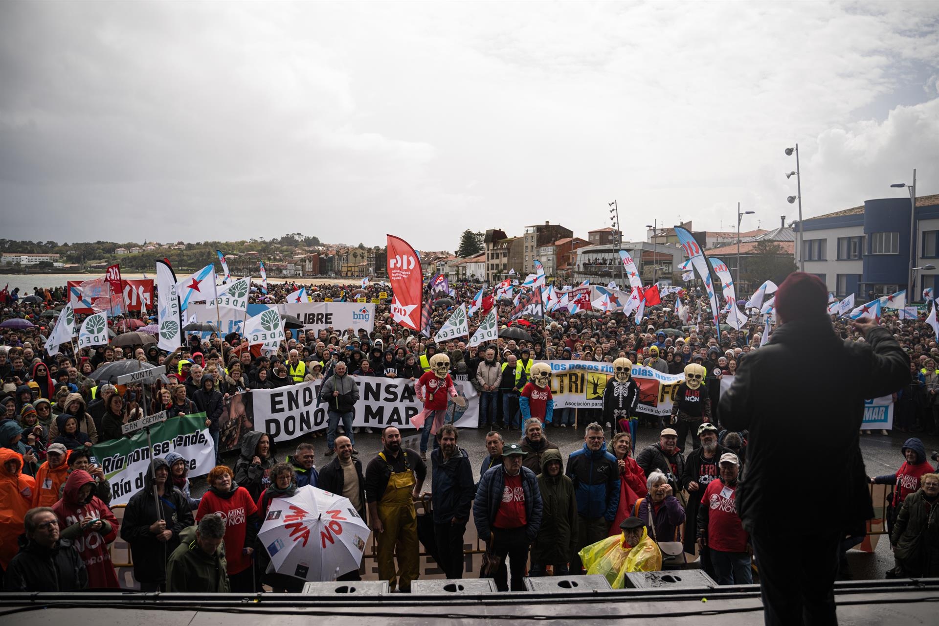 Manifestación Altri Mina de Touro A Pobra do Caramiñal