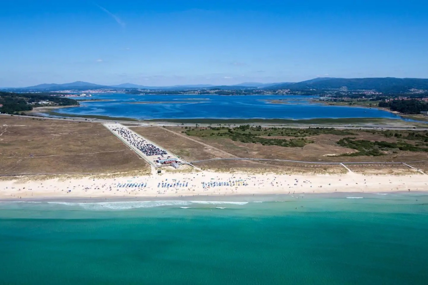 La playa de A Lanzada en una foto actual | WWW.OSALNES.COM