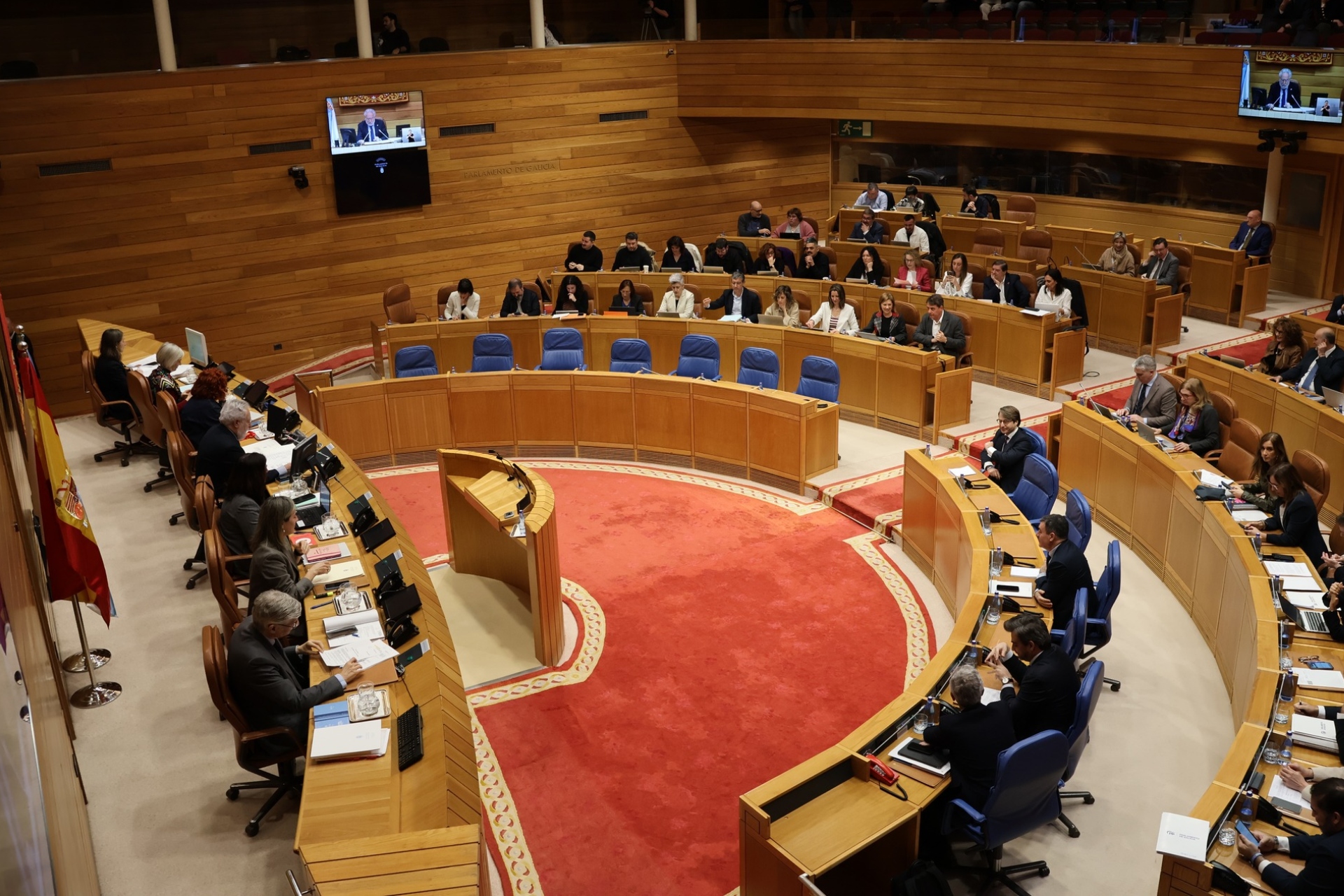 Imagen de archivo del pleno del Parlamento de Galicia | PARLAMENTO DE GALICIA