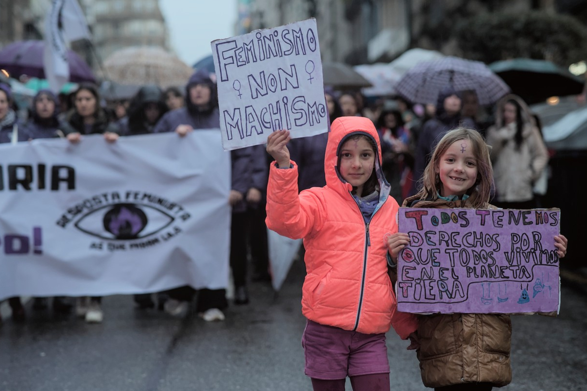 La manifestación del 8M, Día Internacional de la Mujer, en Vigo | RESPOSTA FEMINISTA