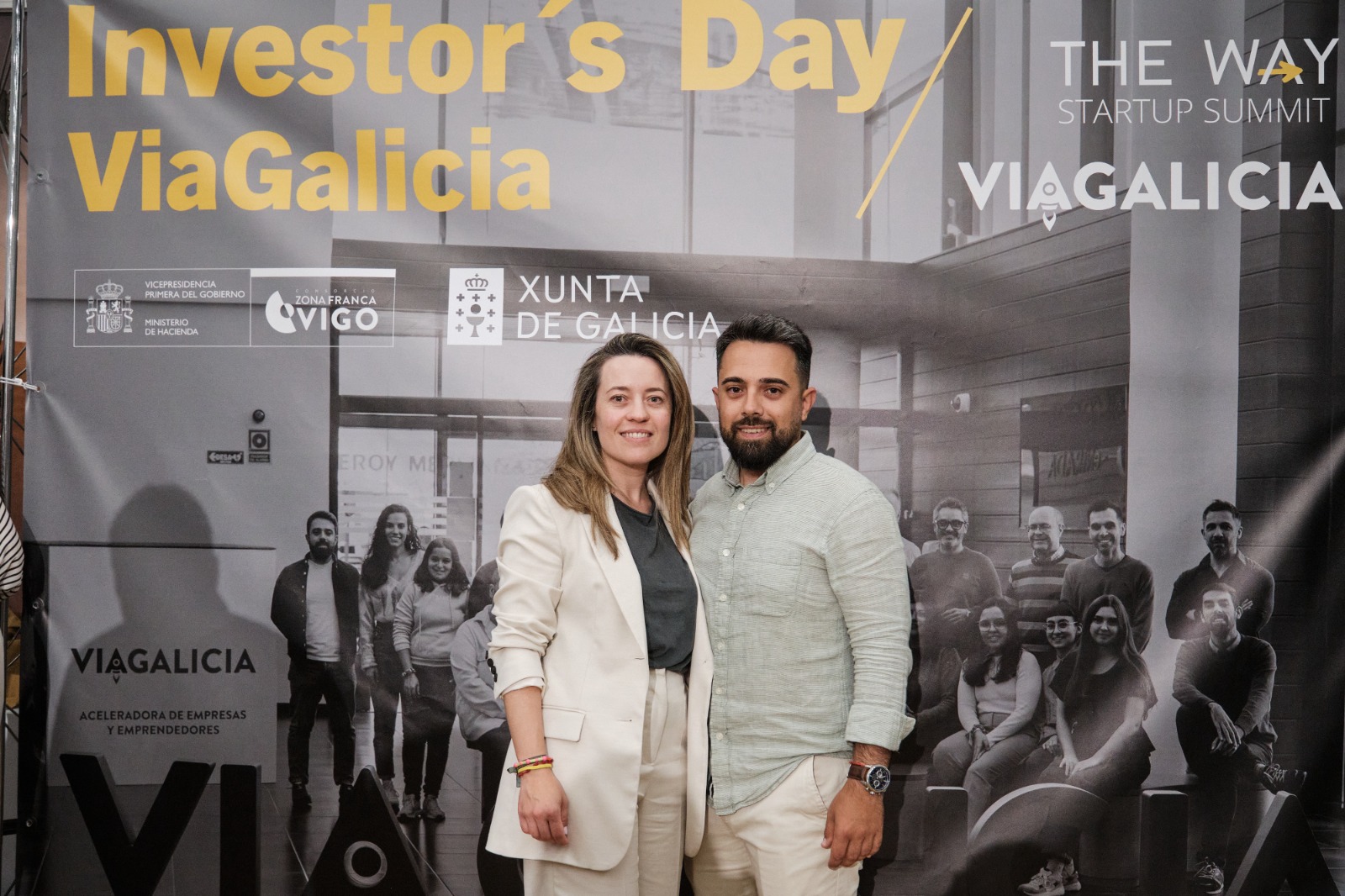 Noelia y Rubén Gil, fundadores de la empresa Vig-Sec Drone