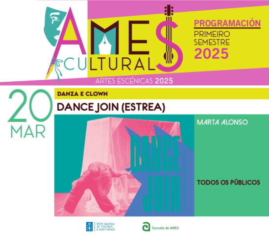 Dance Join de Marta Alonso llega a Ames con un espectáculo único de danza y clown