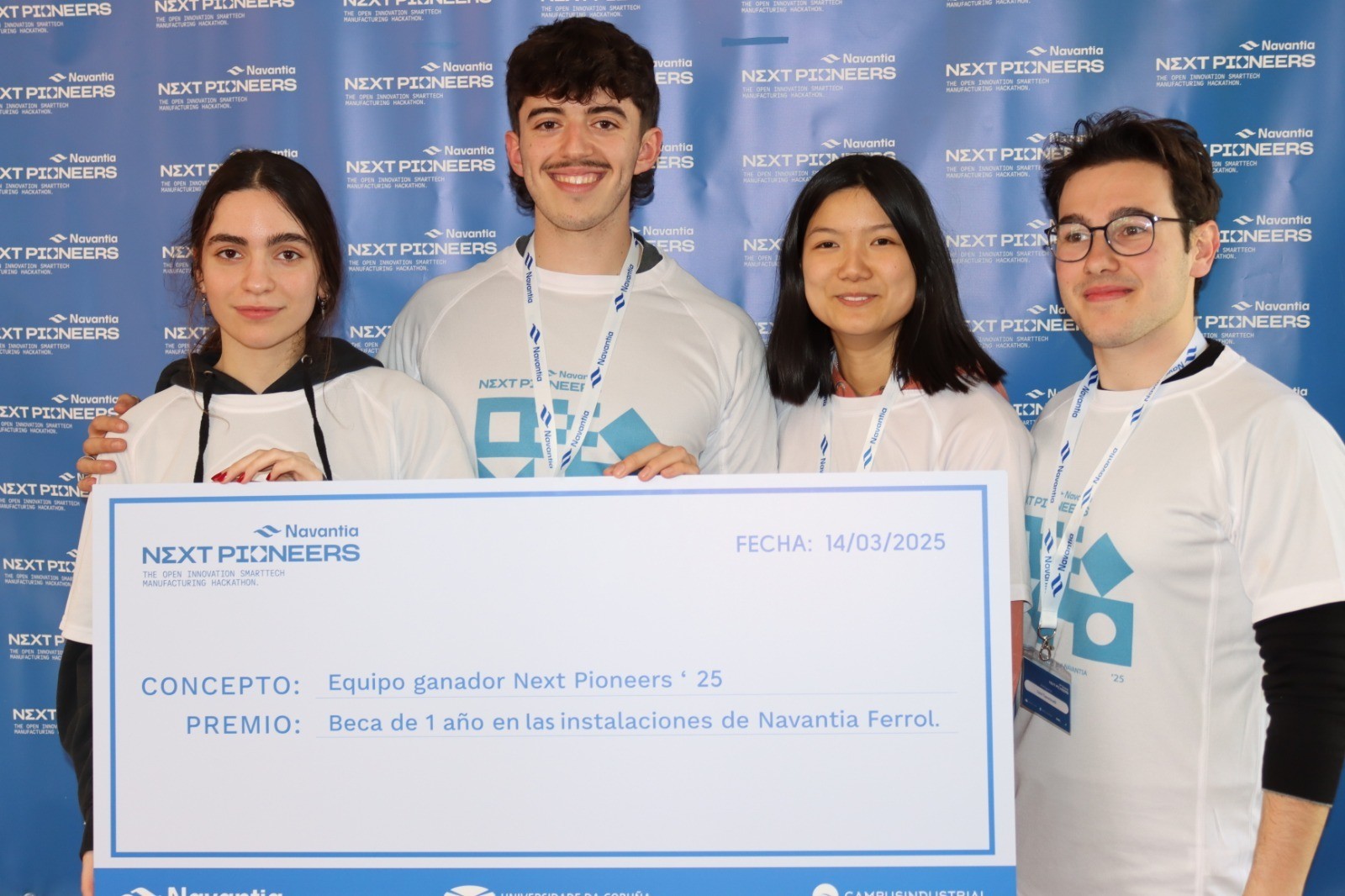 El equipo “Los P4tos Fantásticos” gana el IV Hackathon Navantia Next Pioneers en Ferrol