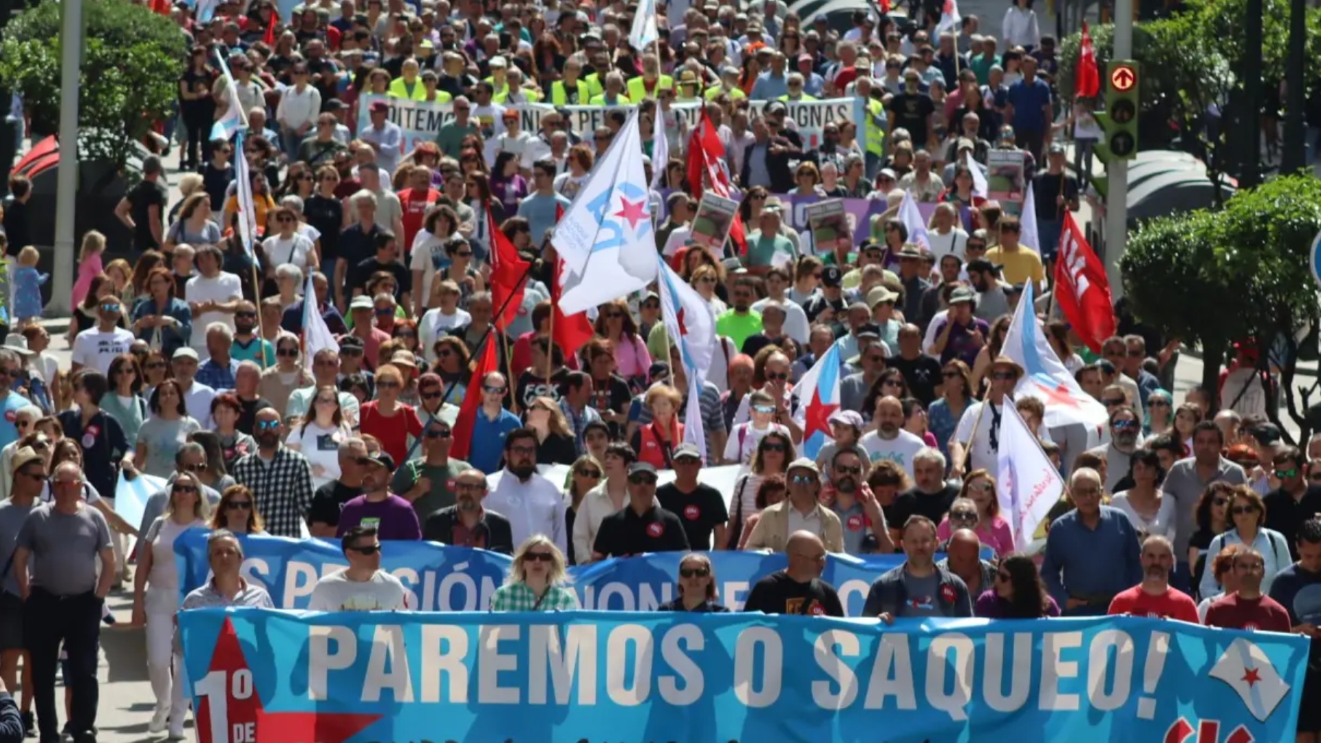 Manifestación 1 mayo Día Internacional Trabajo Vigo CIG