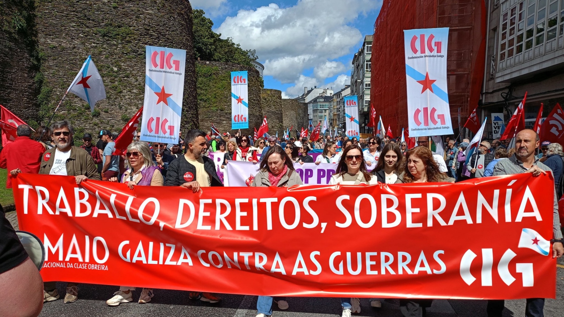 1 de mayo Día Internacional de los Trabajadores manifestación Vigo CIG (1)