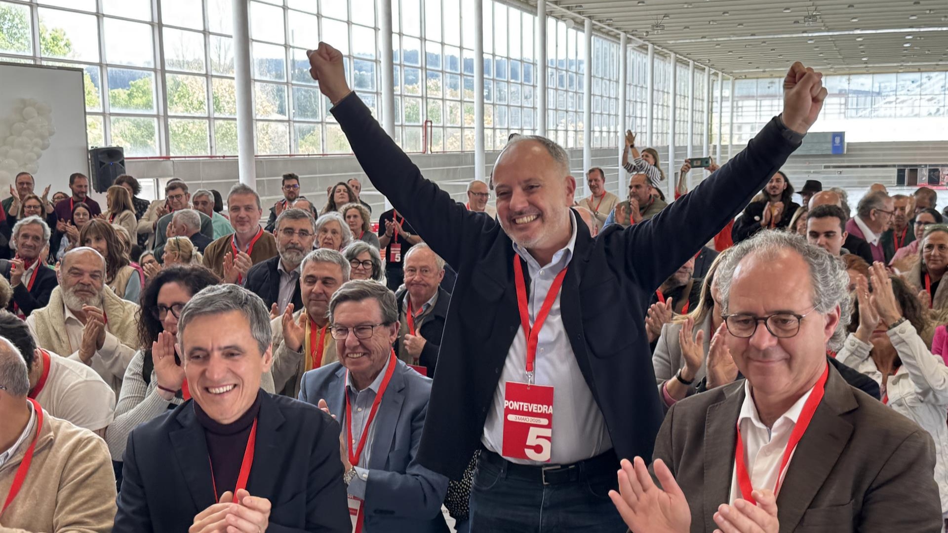 David Regades, reelegido secretario xeral del PSOE Provincial de Pontevedra | PSDEG-PSOE
