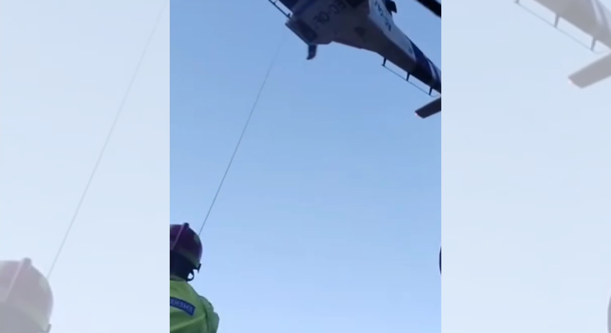 Rescate helicóptero Oleiros