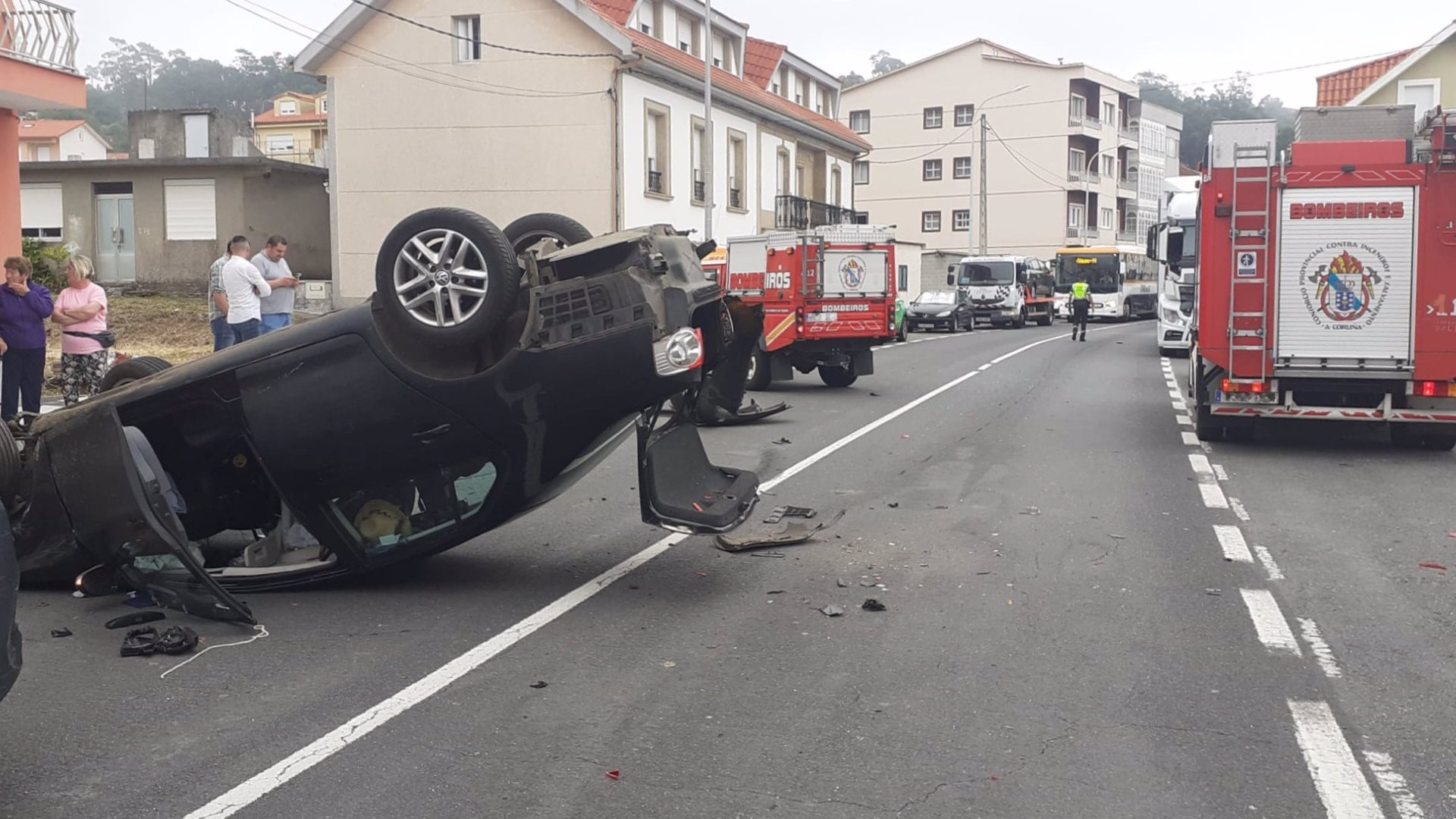 Accidente múltiple Dumbría