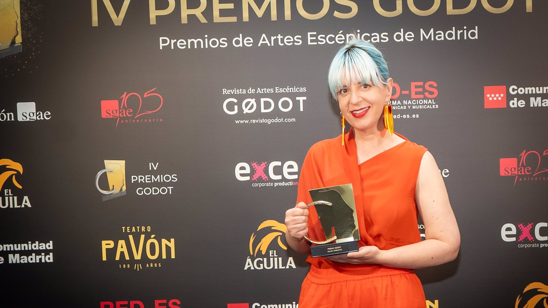 La directora gallega Marta Pazos con cuatro galardones en los IV Premis Godot por su adaptación teatral de 'Orlando', de Virginia Woolf | PREMIOS GODOT
