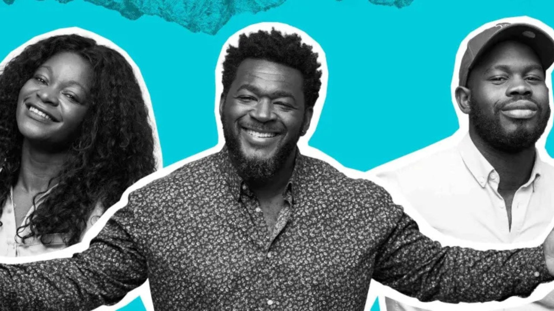 Asaari Bibang, Frank T. y Lamine Thior, protagonistas de 'No hay negros en el Tibet'