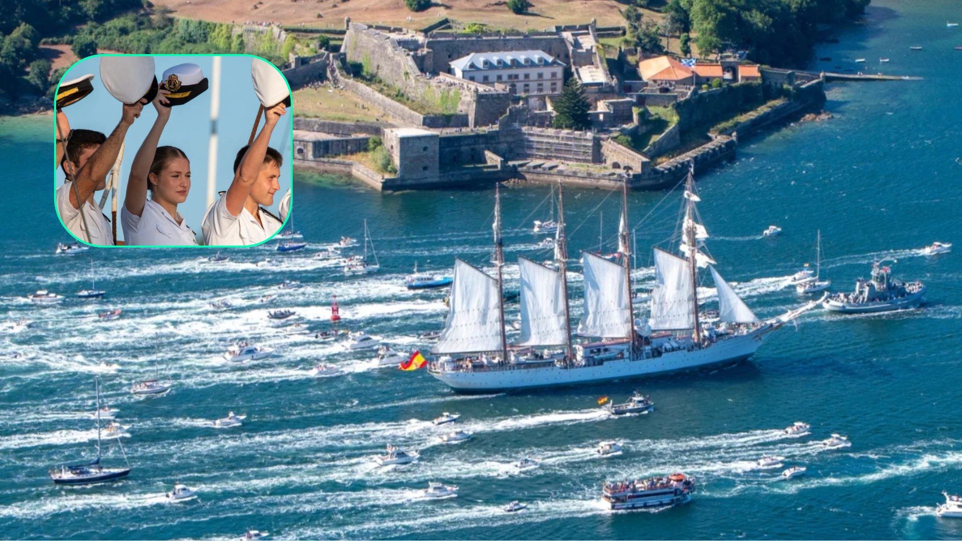 La llegada del Juan Sebastián Elcano a la Ría de Ferrol | CONCELLO DE FERROL