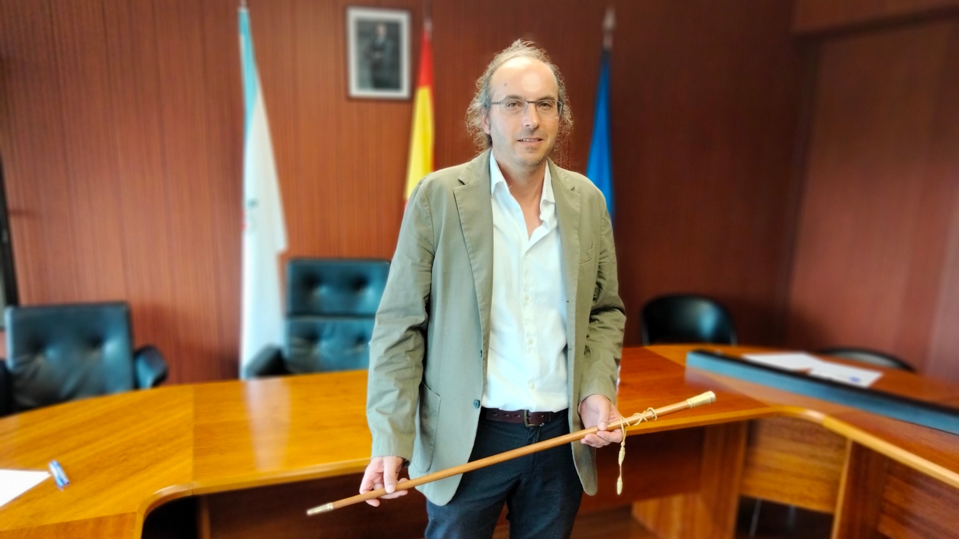 El actual alcalde de Touro, Roberto Castro, del Movemento Veciñal de Touro | CONCELLO DE TOURO
