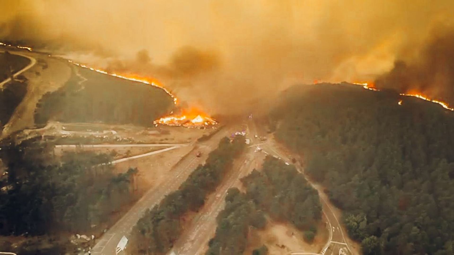 Incendio Forestal Chandrexa de Queixa Ourense