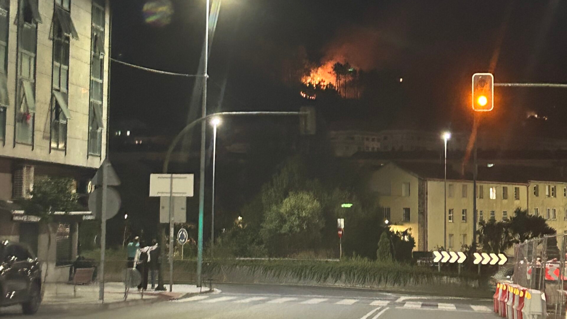 Incendio Santiago Santas Mariñas