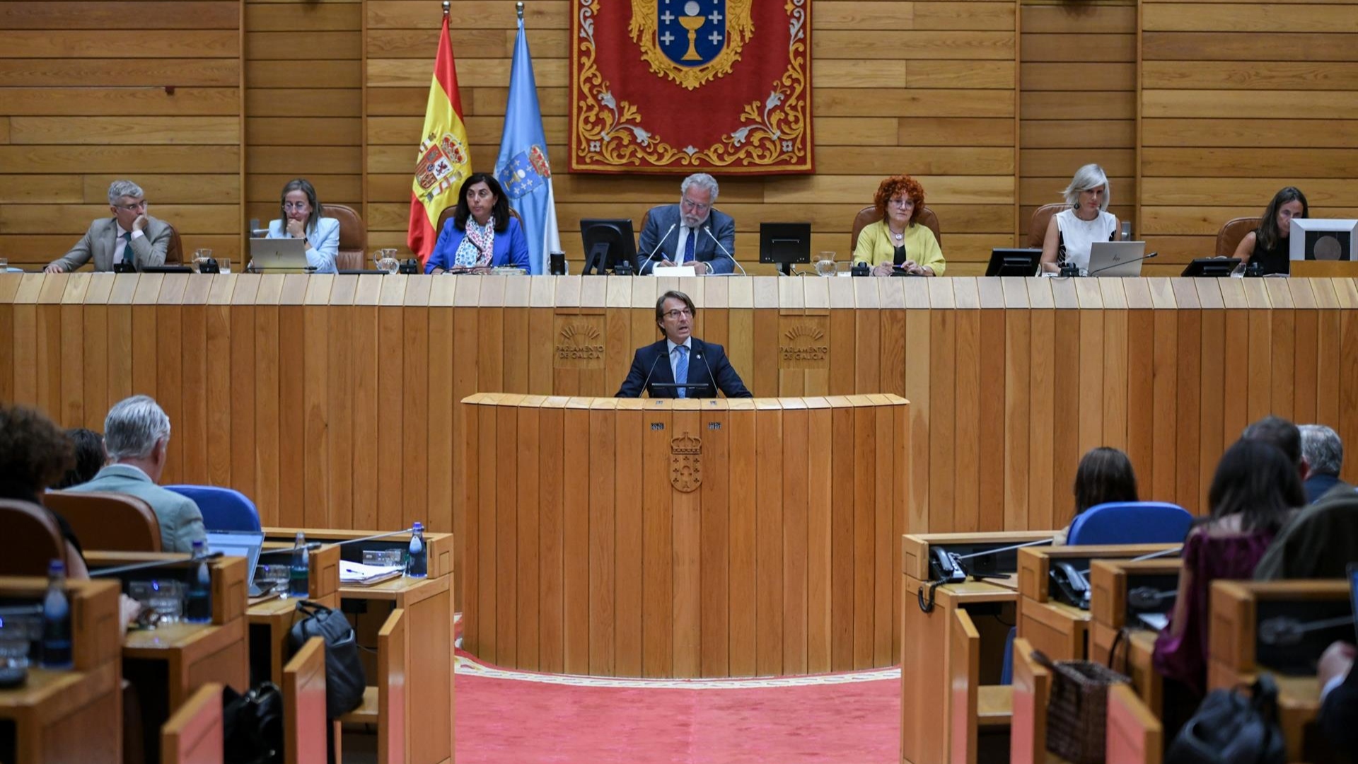 Miguel Corgos Xunta de Galicia Parlamento techo de gasto 2026 Facenda