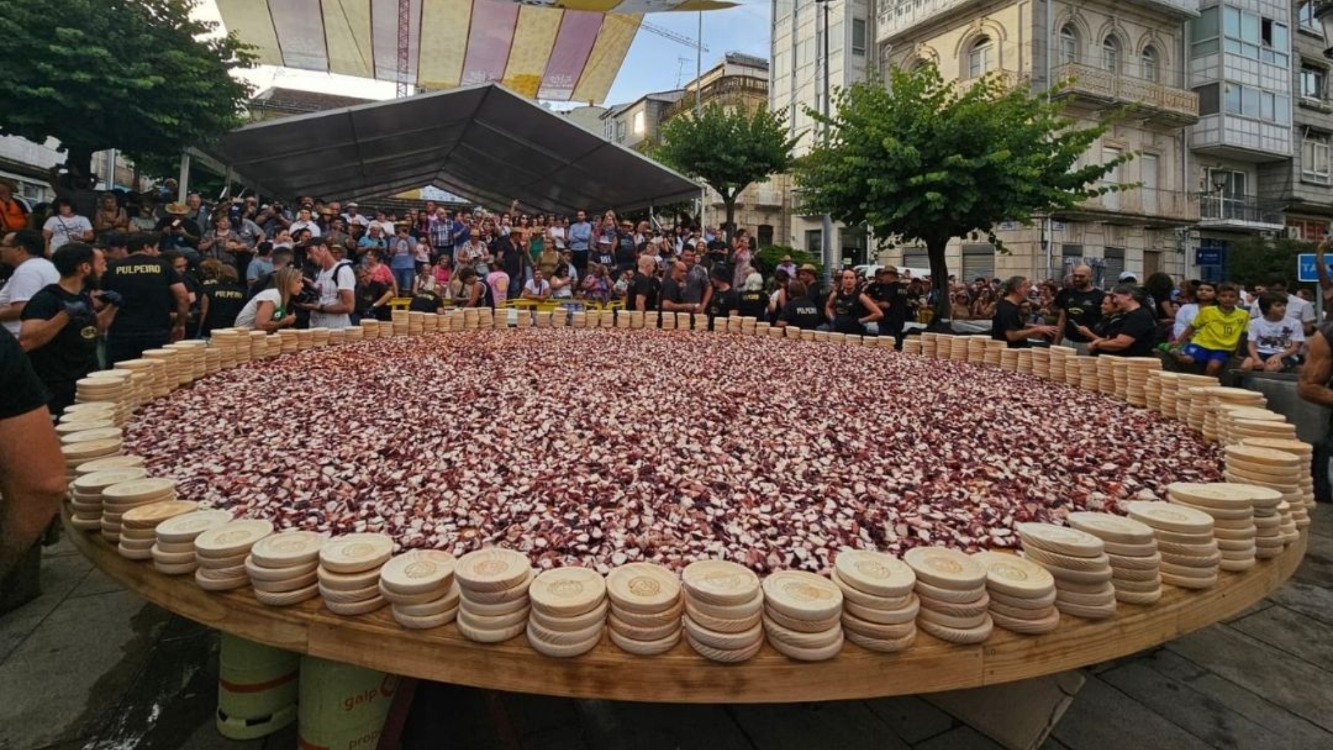 O Carballiño récord tapa pulpo