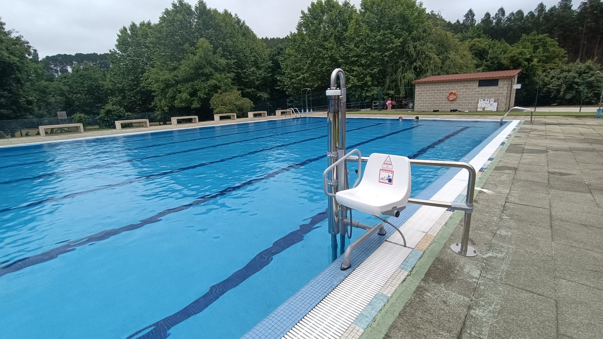 Imagen de archivo de la piscina municipal de Moeche | CONCELLO DE MOECHE