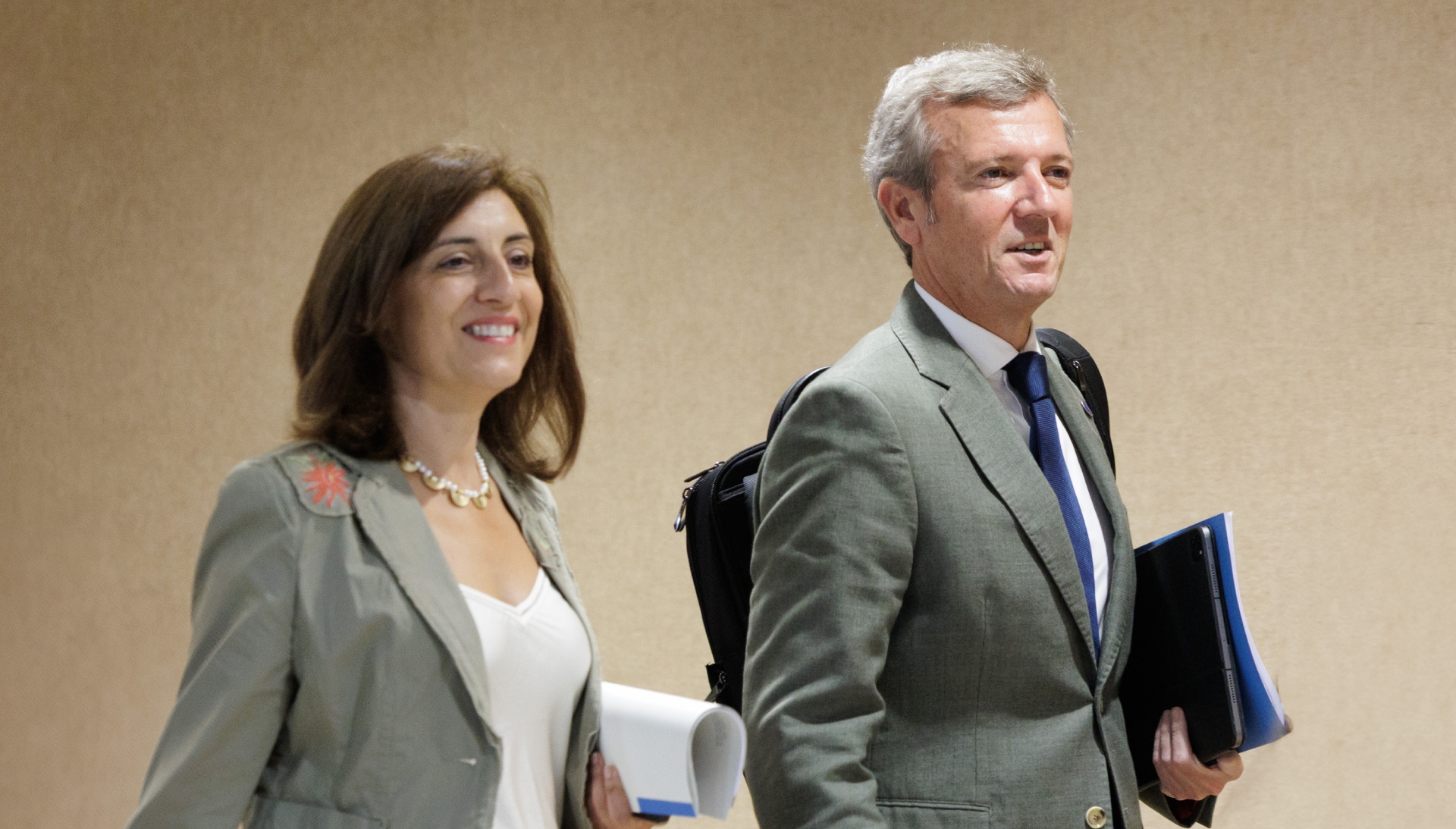 Alfonso Rueda Ángeles Vázquez Xunta de Galicia presidente conselleira Medio Ambiente Lei Clima
