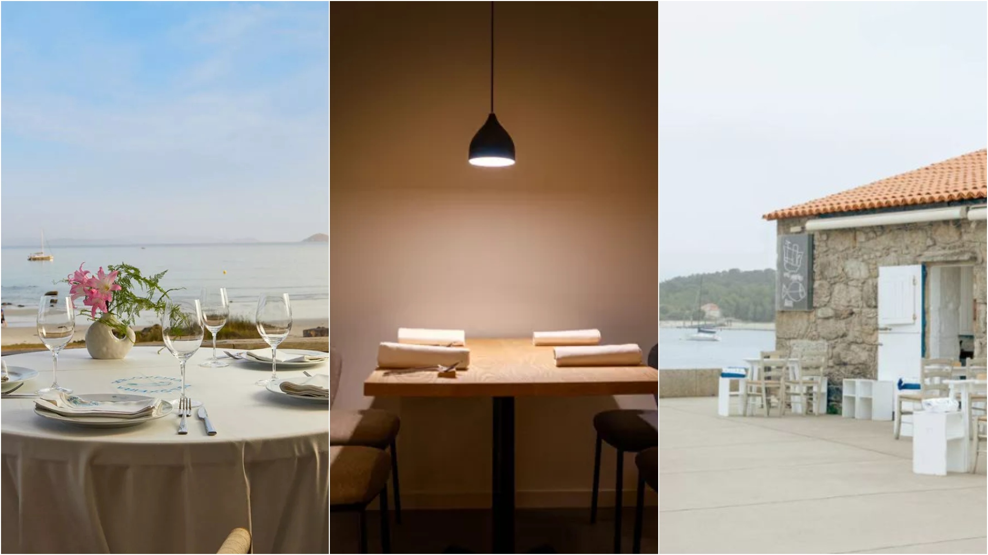 Meloxeira Praia en O Grove, Con Culler en Santiago y O Loxe Mareiro en Carril, nuevos restaurantes gallegos recomendados en la Guía Michelín | GUÍA MICHELÍN