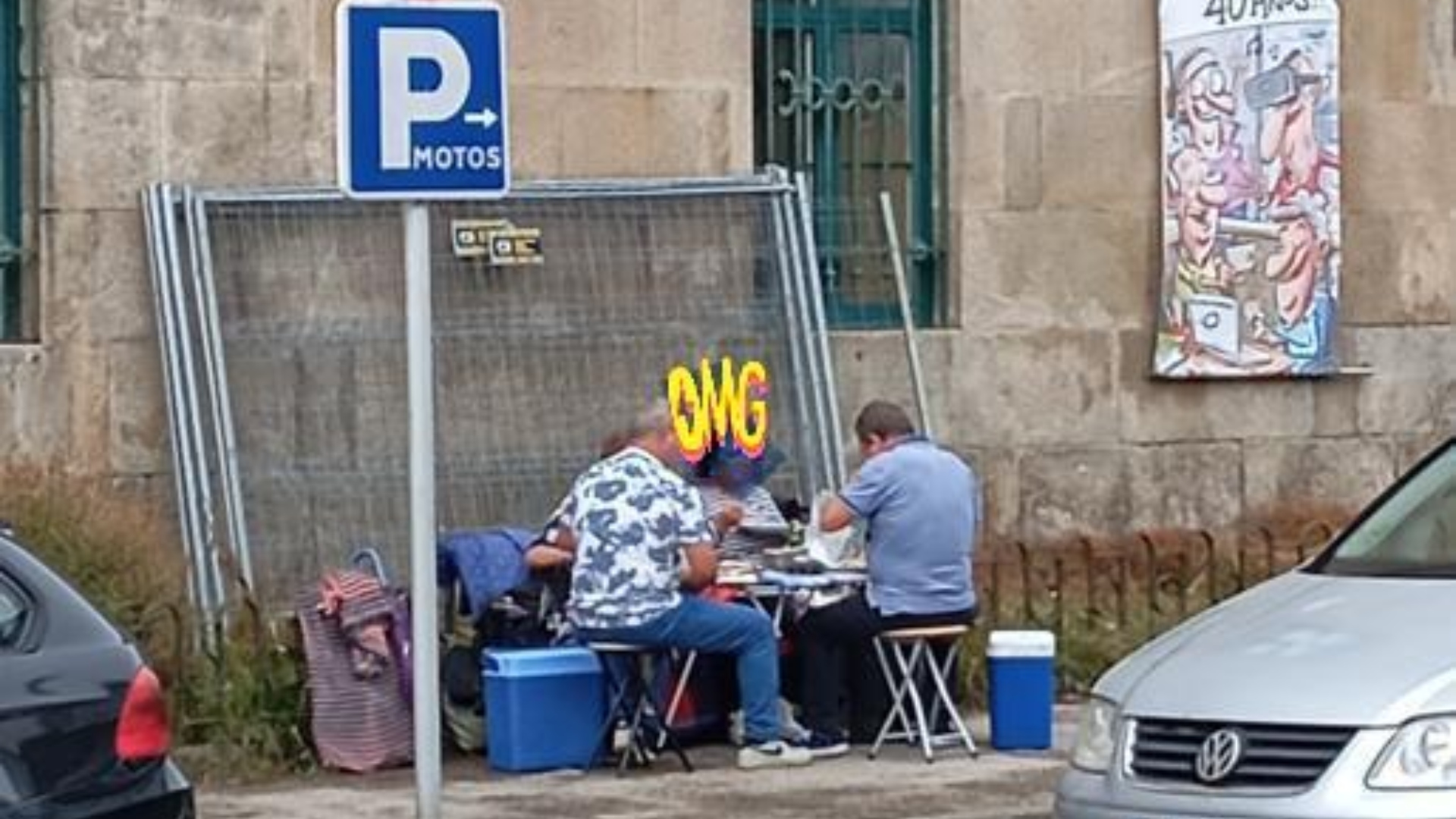 Picnic Casco Histórico Virxe da Cerca Santiago Compostela Resiste