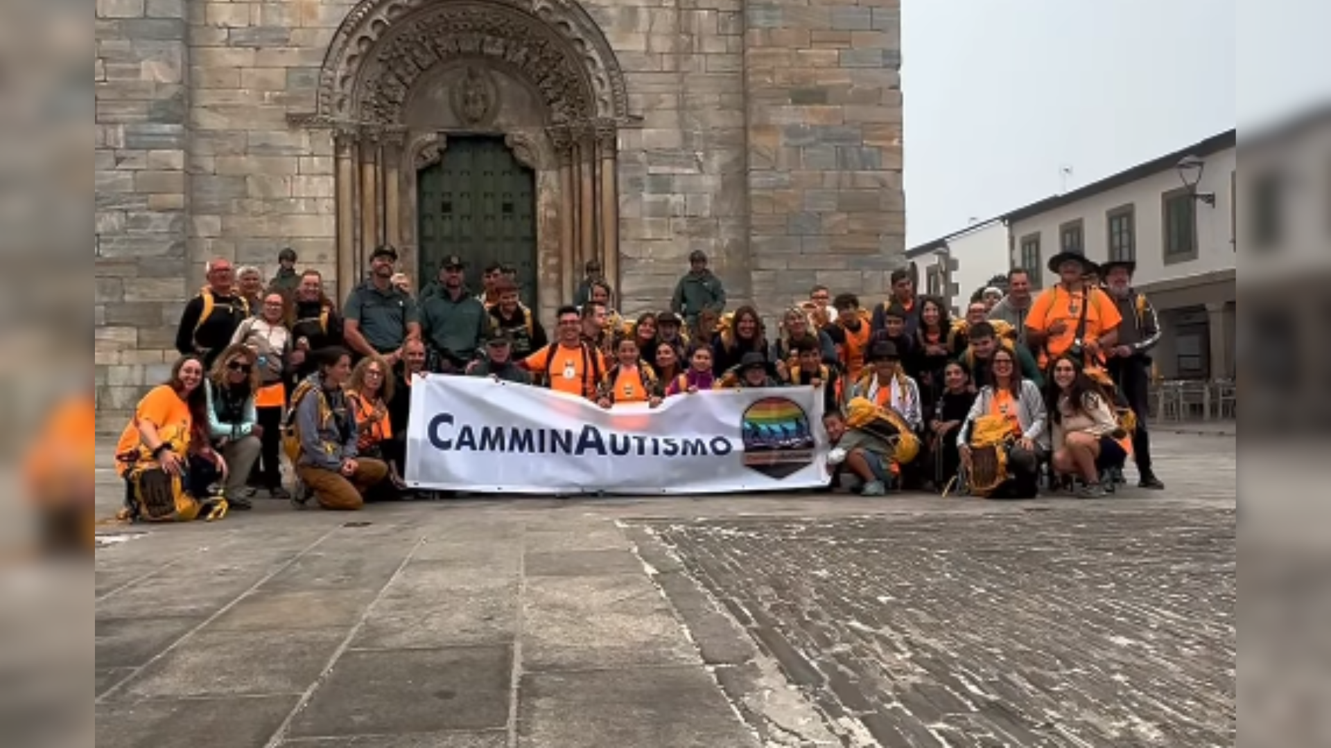 Imagen de los participantes en el proyecto 'CamminAutismo'