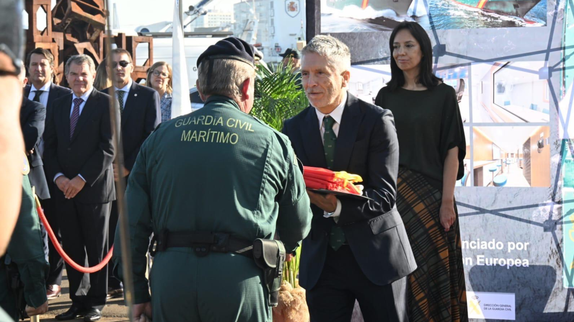 Grande Marlaska hace entrega del buque oceánico “Duque de Ahumada” | MINISTERIO DE INTERIOR