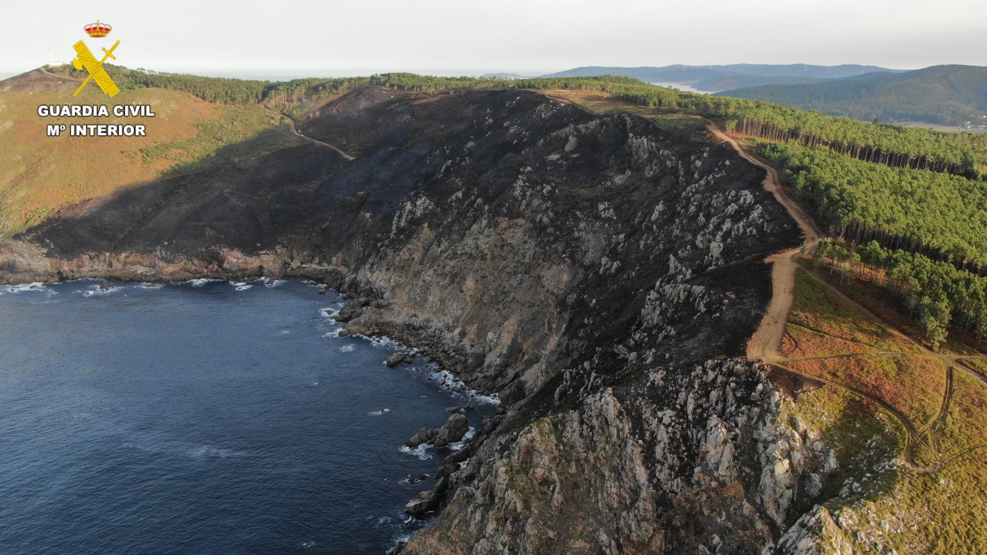 Guardia Civil Fisterra incendiario Guardia Civil Fisterra incendiario