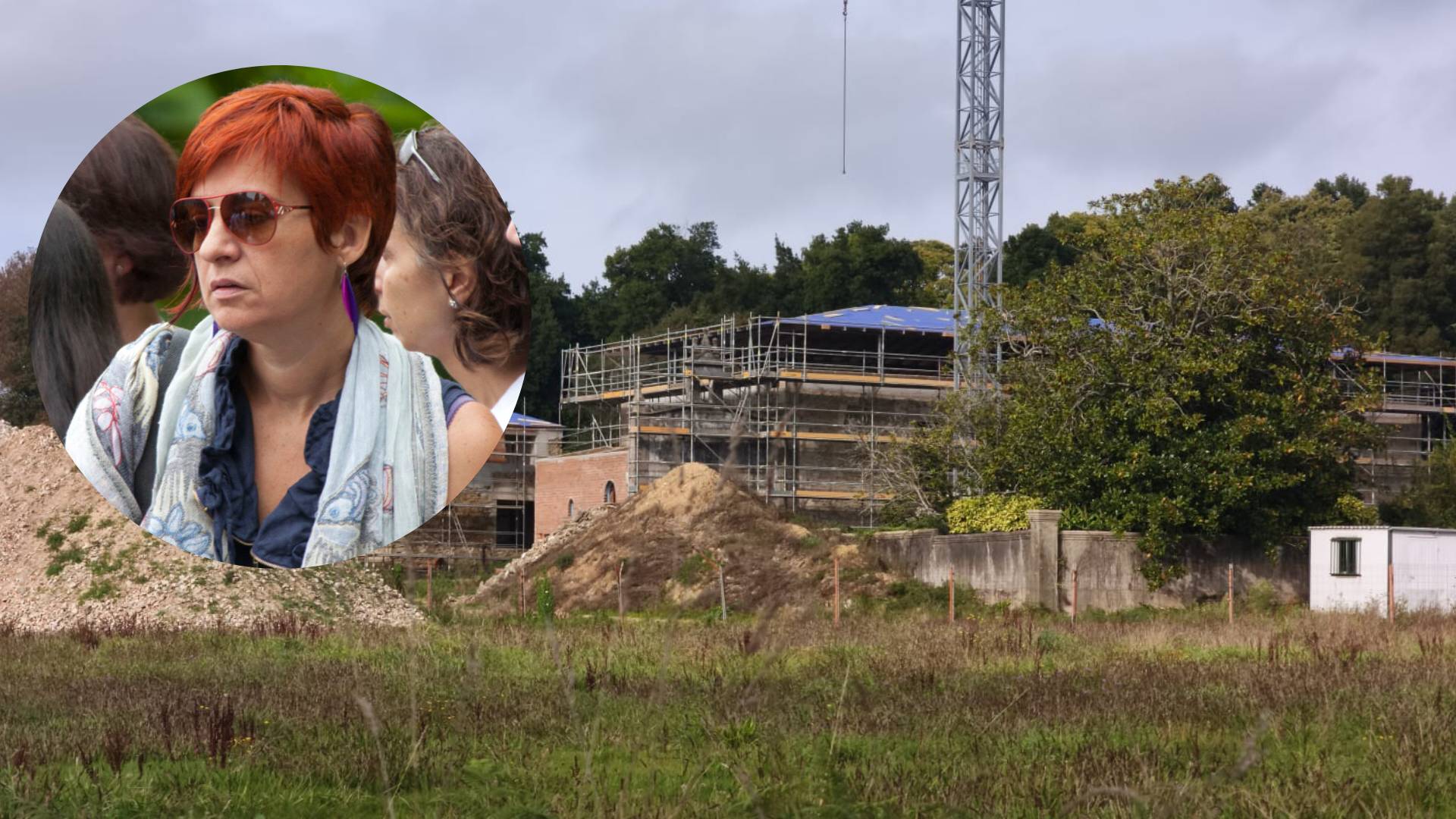 Obras de rehabilitación en el Pazo de Piñeiros de Ares