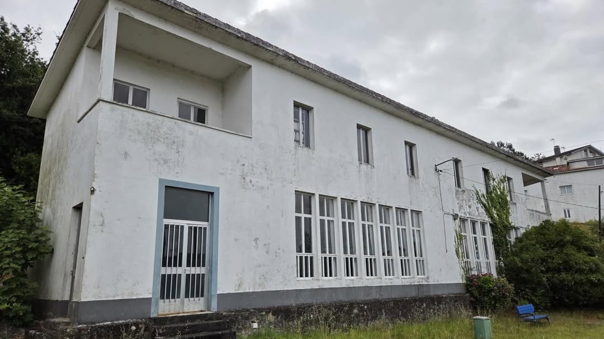 Antigua escuela infantil de Pazos, en Padrón
