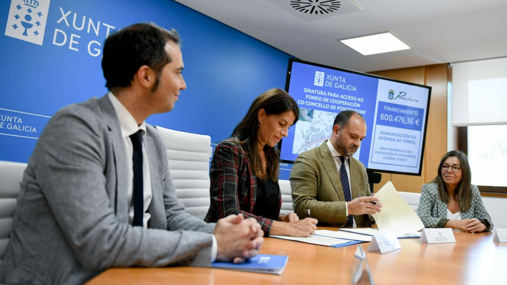 El Concello de Pontedeume y la Xunta de Galicia se alían para humanizar la avenida de Ferrol