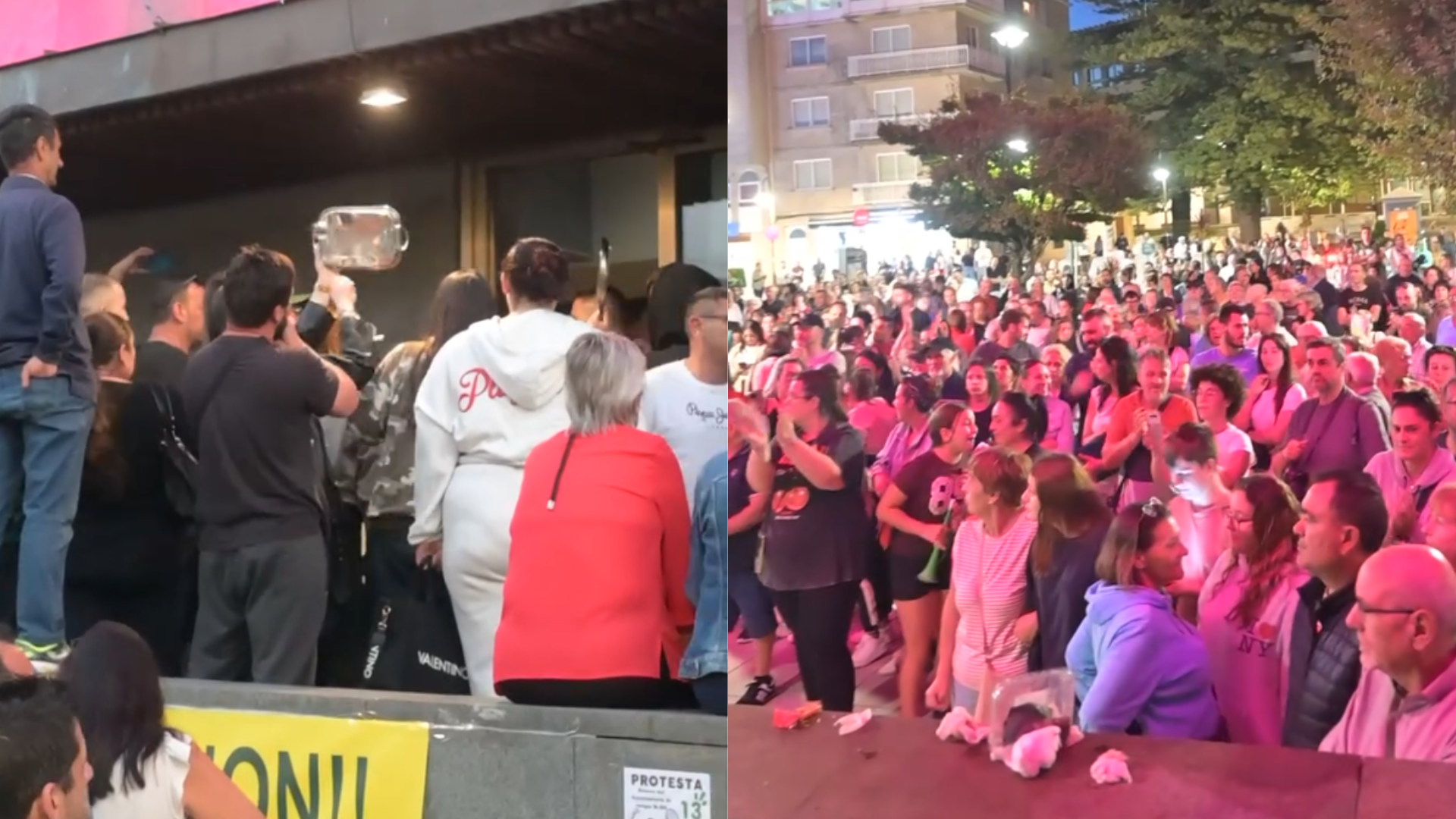 Disturbios en Cangas por la subida de la tasa de basura