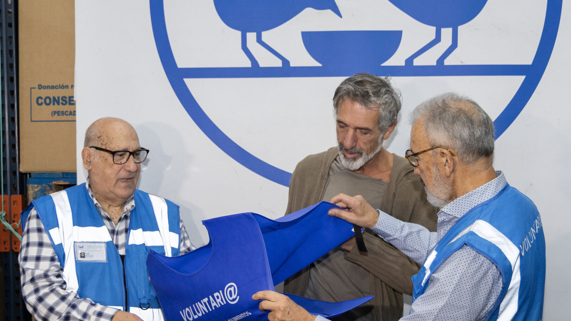 Pepe Solla, nuevo padrino del Banco de Alimentos de Vigo