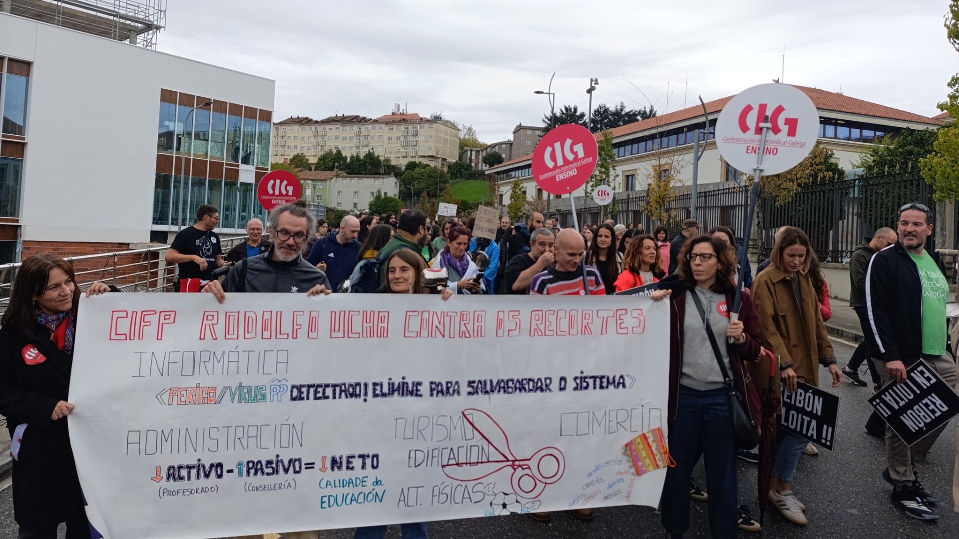 Huelga de docentes en Galicia