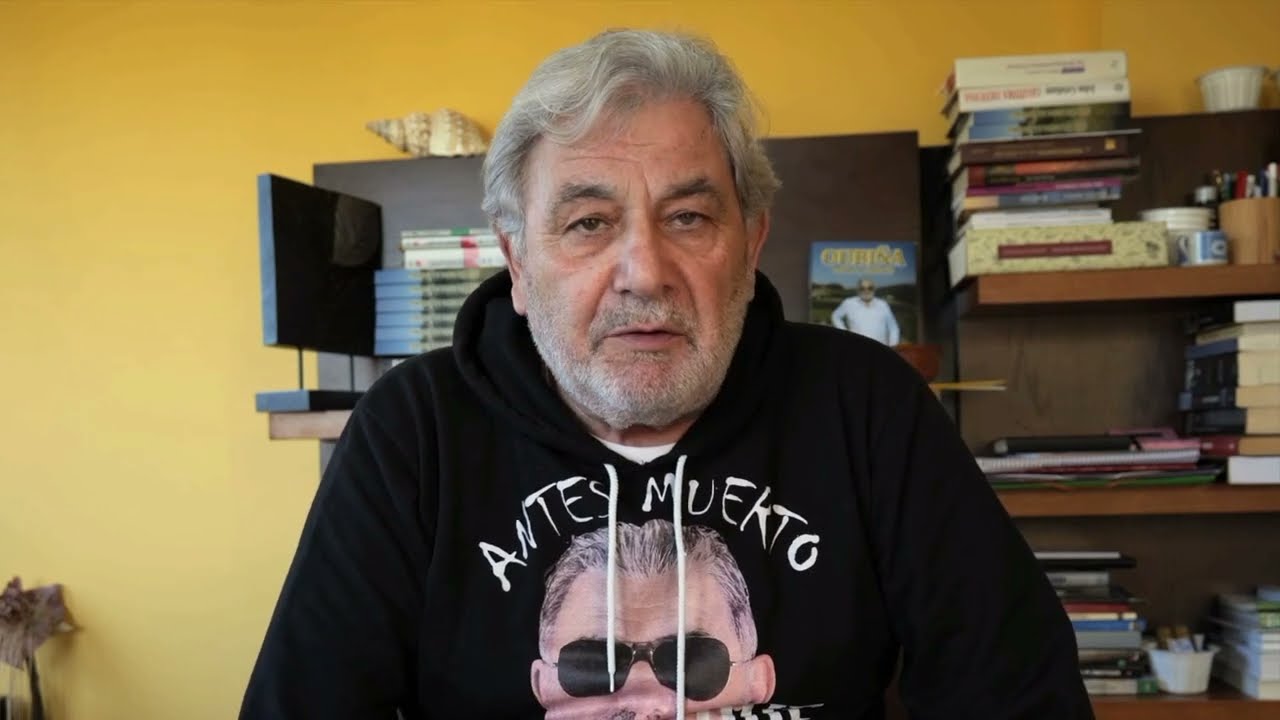 Oubiña en uno de sus vídeos de Youtube