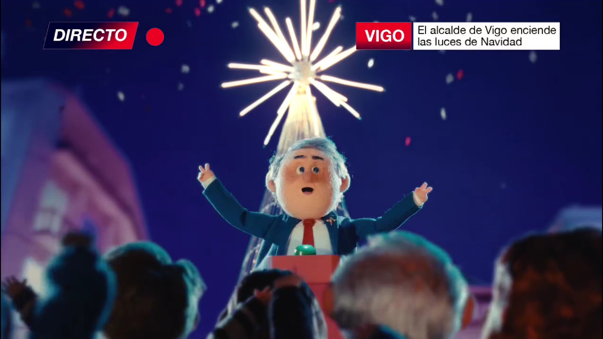 Abel Caballero Navidad de Vigo Suchard