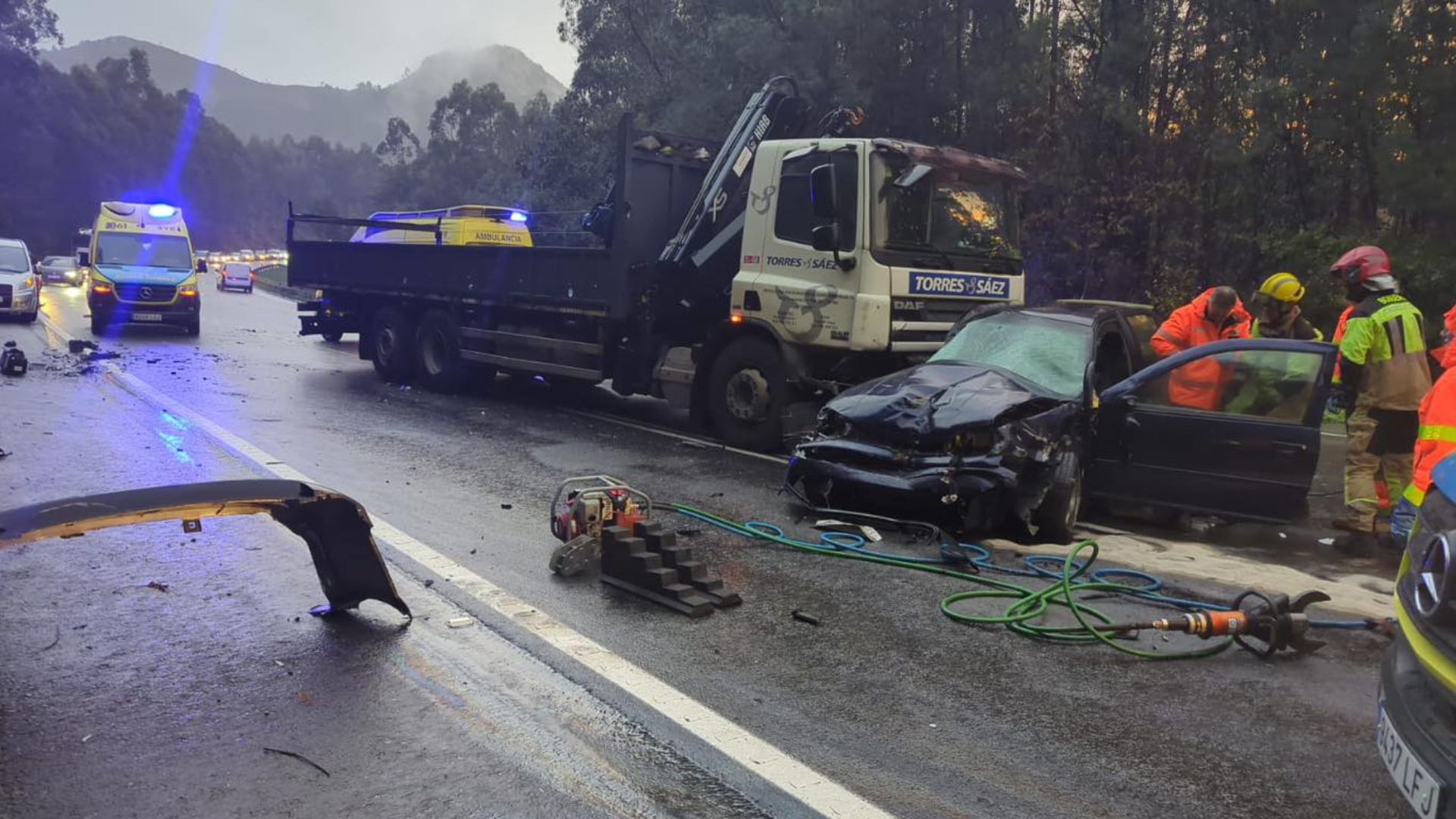 Accidente mortal Culleredo AC-523 Ledoño