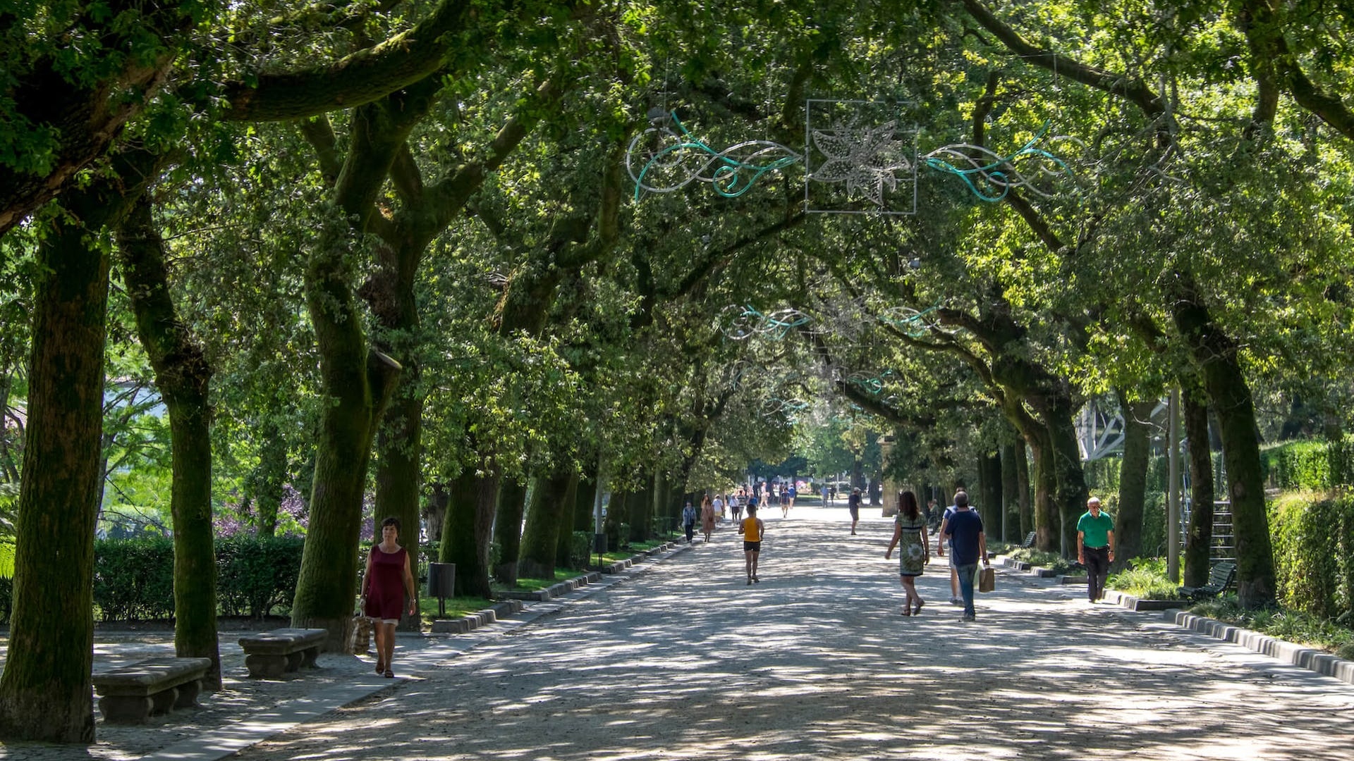 Imagen de archivo de la Alameda de Santiago.