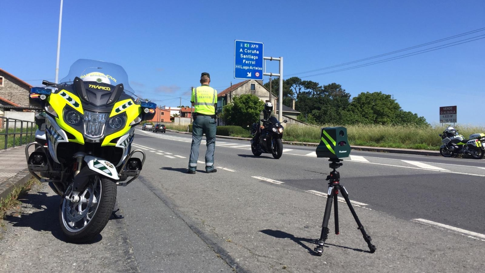 Control tráfico Guardia Civil