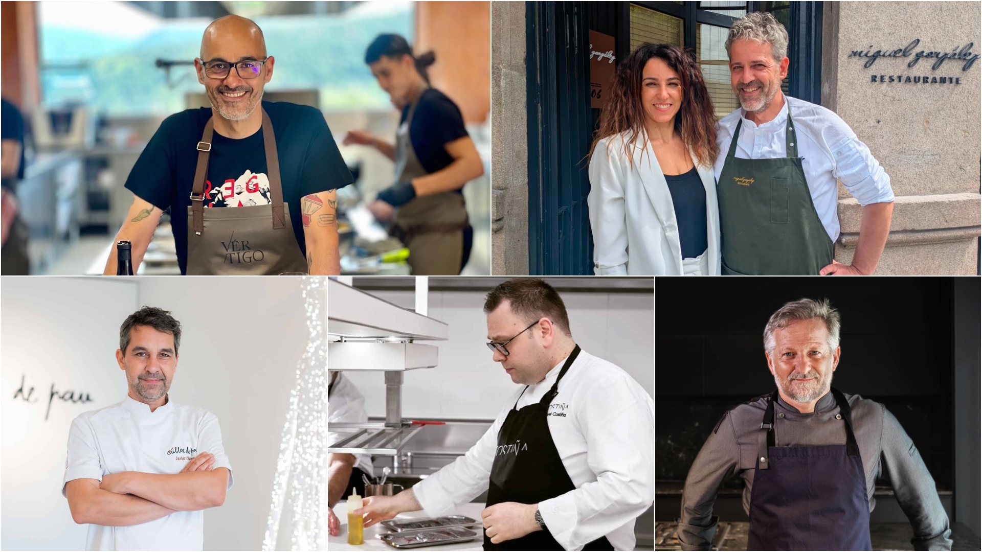 Estrella Michelín Galicia Vértigo Miguel González Culler de Pau Retiro da Costiña Pepe Vieira