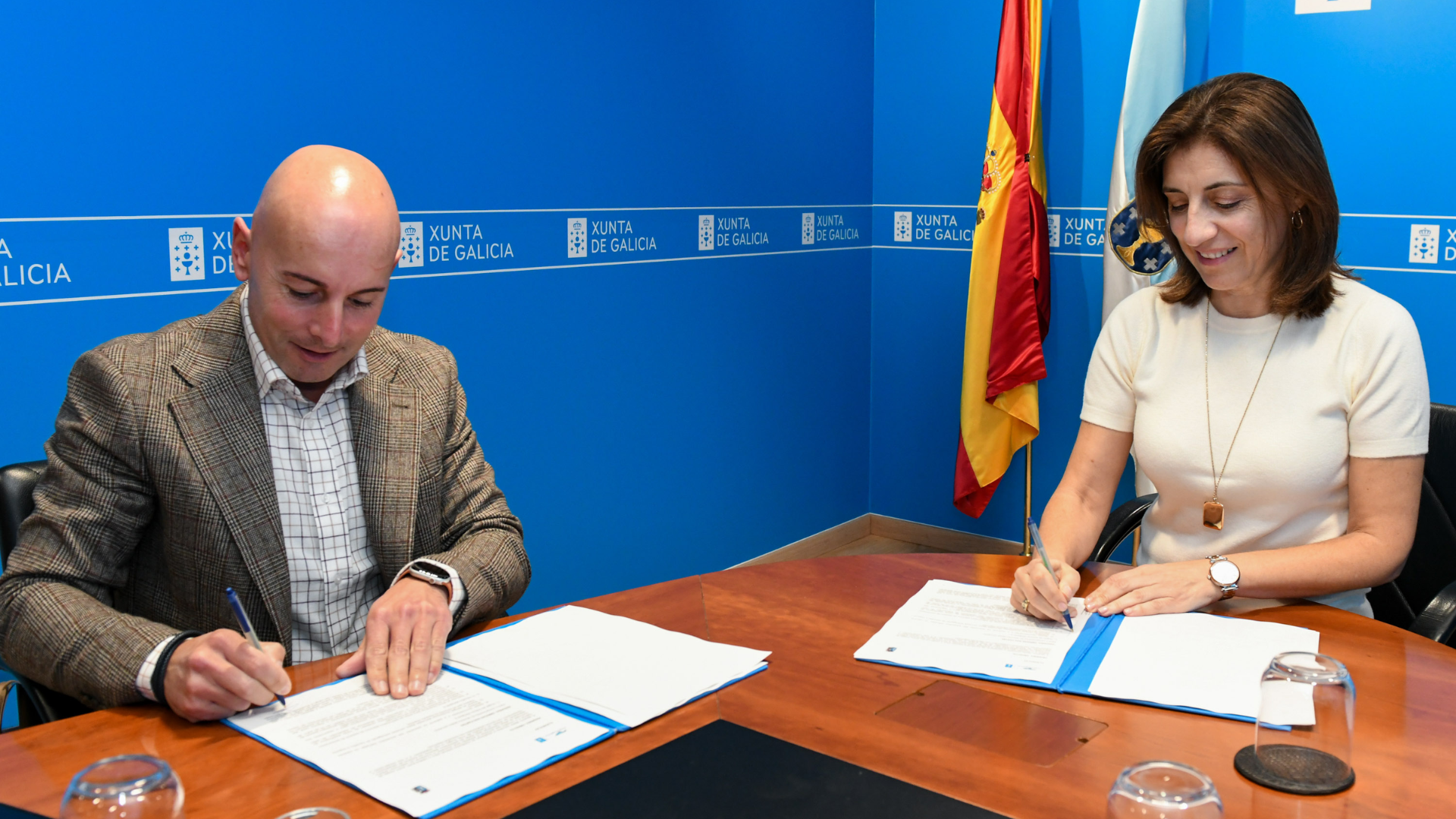 La Xunta y el Concello de Friol impulsan la electrificación del sistema de saneamiento de Roimil