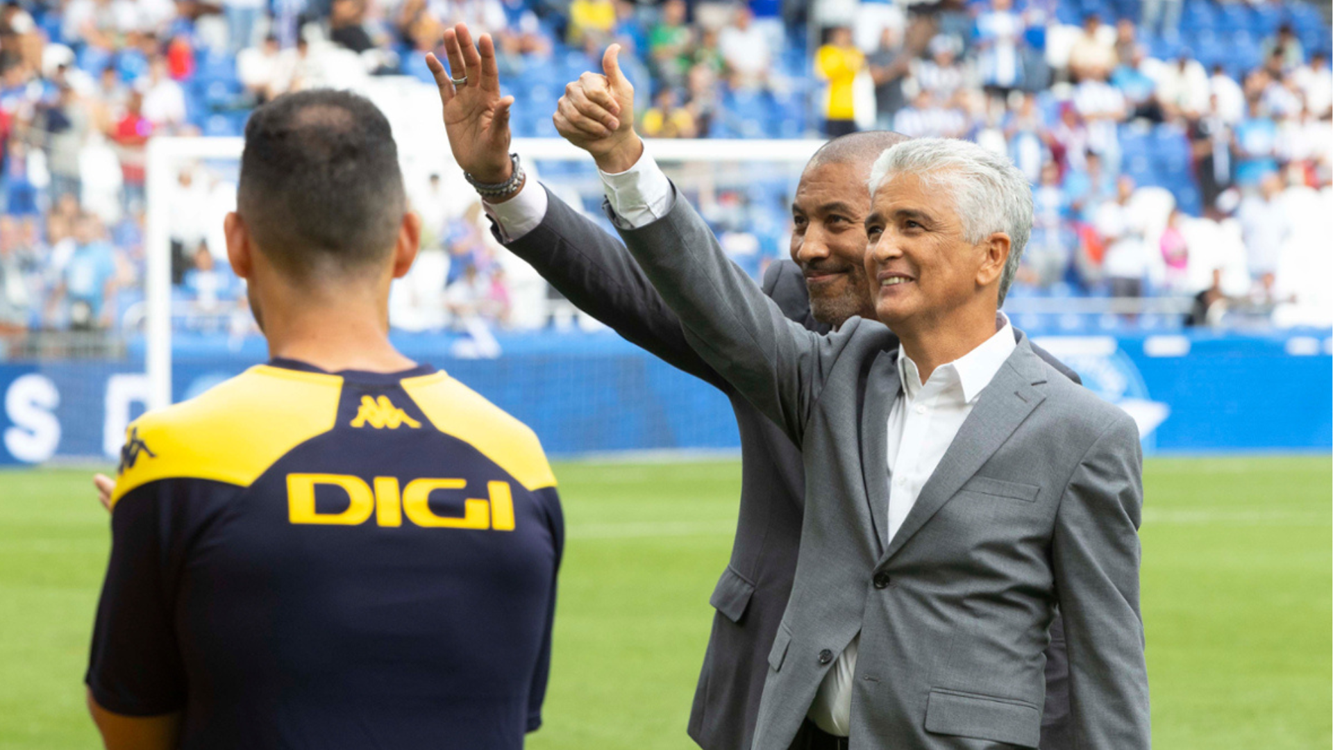 Imagen de archivo de Bebeto en el estadio de Riazor | Concello da Coruña