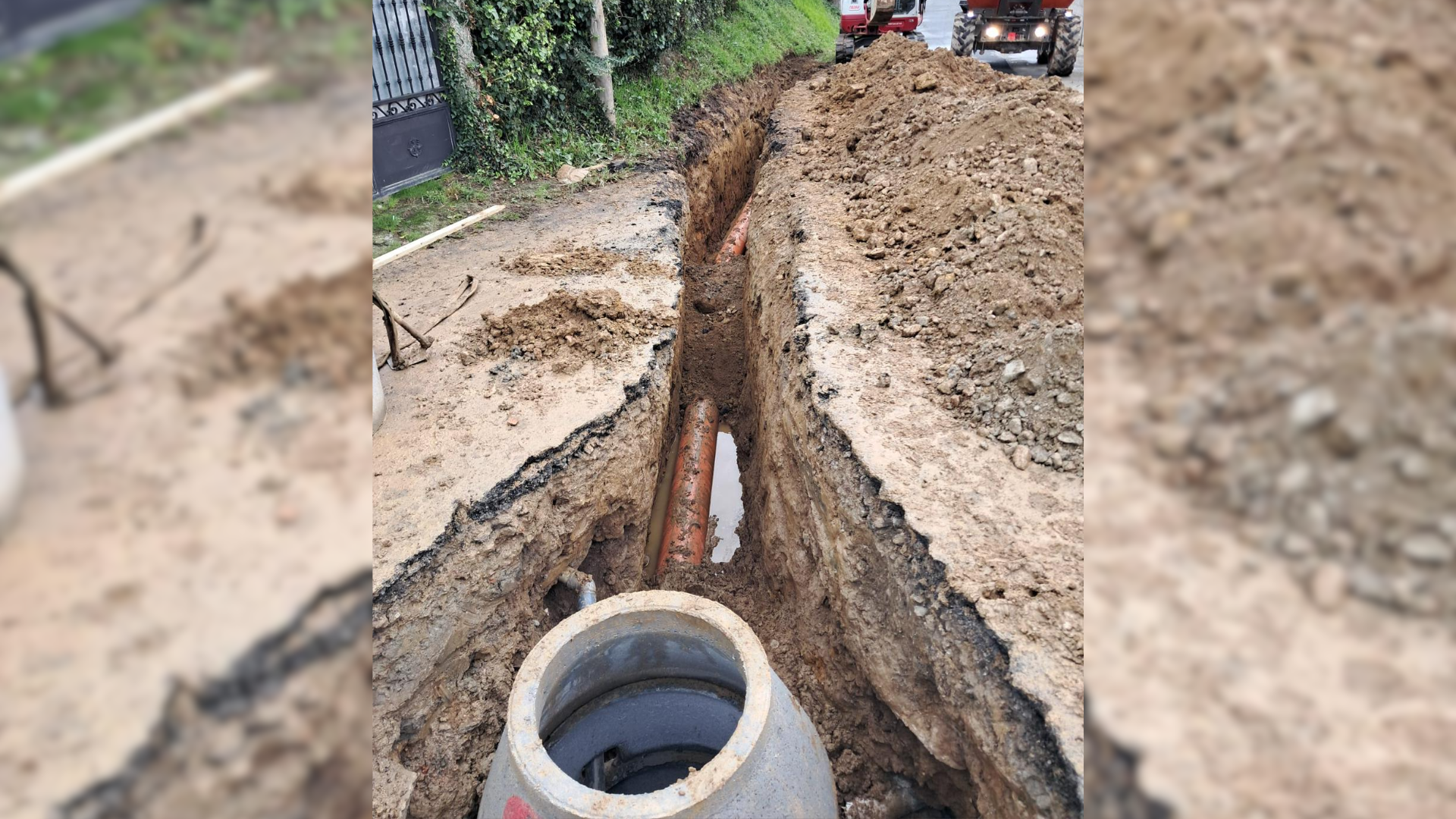 Comezan as obras de mellora do abastecemento e saneamento na Graña